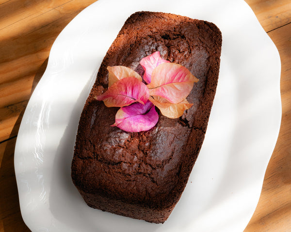 Panqué de platano con cacao 